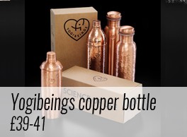 Pure copper bottles ion charge your water, giving it antioxidant, anti-inflammatory and anti-microbial properties. Copper bottles by Yogibeings, hand crafted by artisans, are available on chalkandmoss.com. Part of Plastic Free July and beyond: https://www.chalkandmoss.com/product-tag/plastic-free/