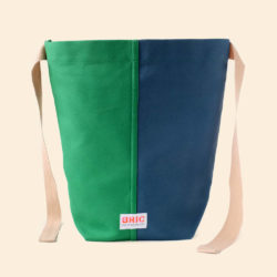 The Classic - Forest Green and Petrol Blue Reusable Lunch Bag With